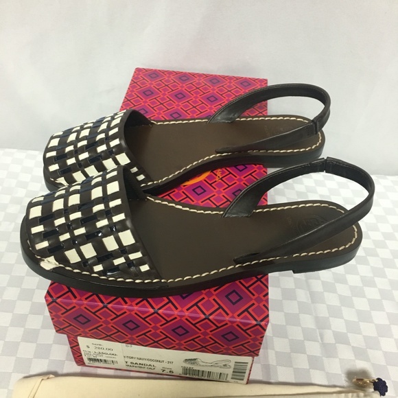 Tory Burch  Emori Flat Sandal  Multi 12158687  7.5 NIB - Picture 3 of 7